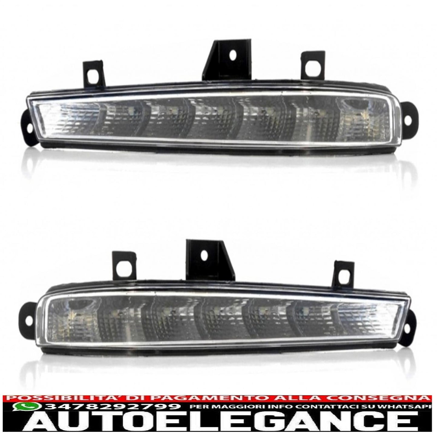 dedicated led drl daytime running lights suitable for mercedes s class w221 (2010-2013) left right side 