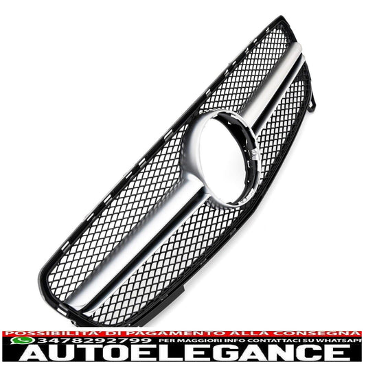 La griglia del radiatore si adatta al restyling Mercedes W176 Classe A argento 15-18
