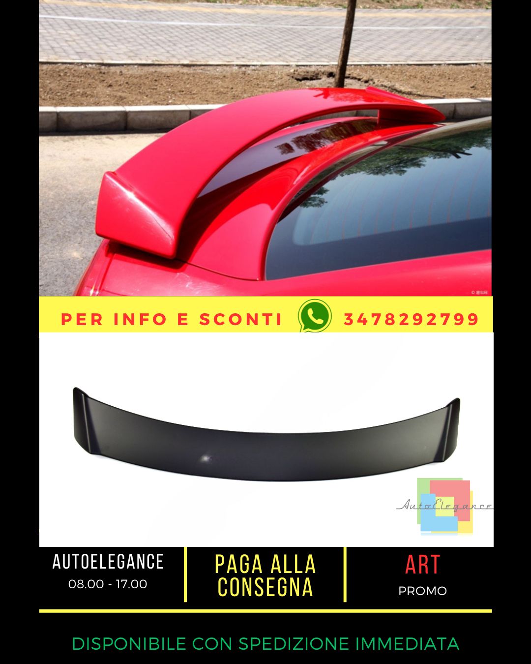 🔥SPOILER ADATTO PER Skoda Octavia 2 2004-2013 Sedan🔥
