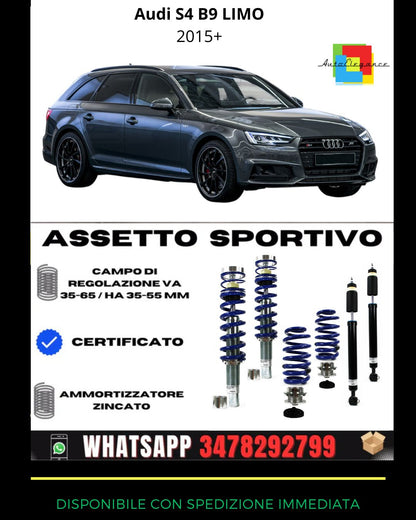 🔥Assetto sportivo ADATTO PER Audi S4 B9 Limo 2015+🔥