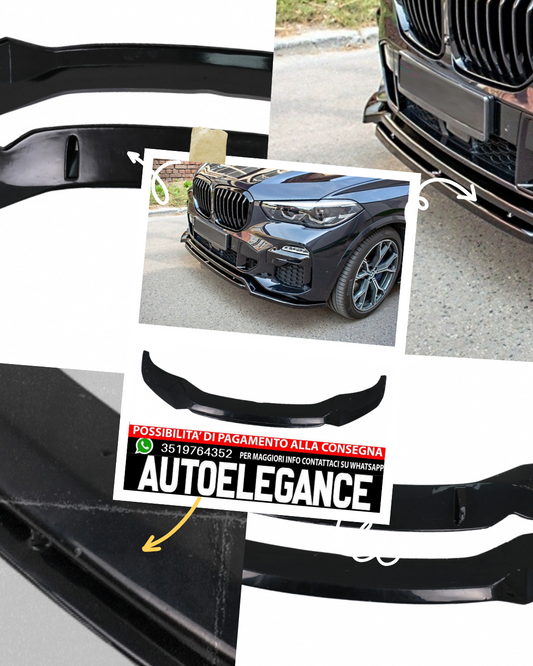 Labbro spoiler paraurti anteriore adatto per BMW X5 G05 M-Package (2018-2022)