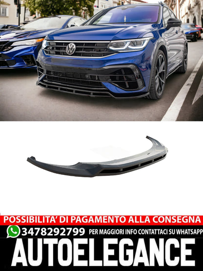 FRONT SPLITTER V.1 FOR VOLKSWAGEN TIGUAN R/R-LINE MK2 FACELIFT 