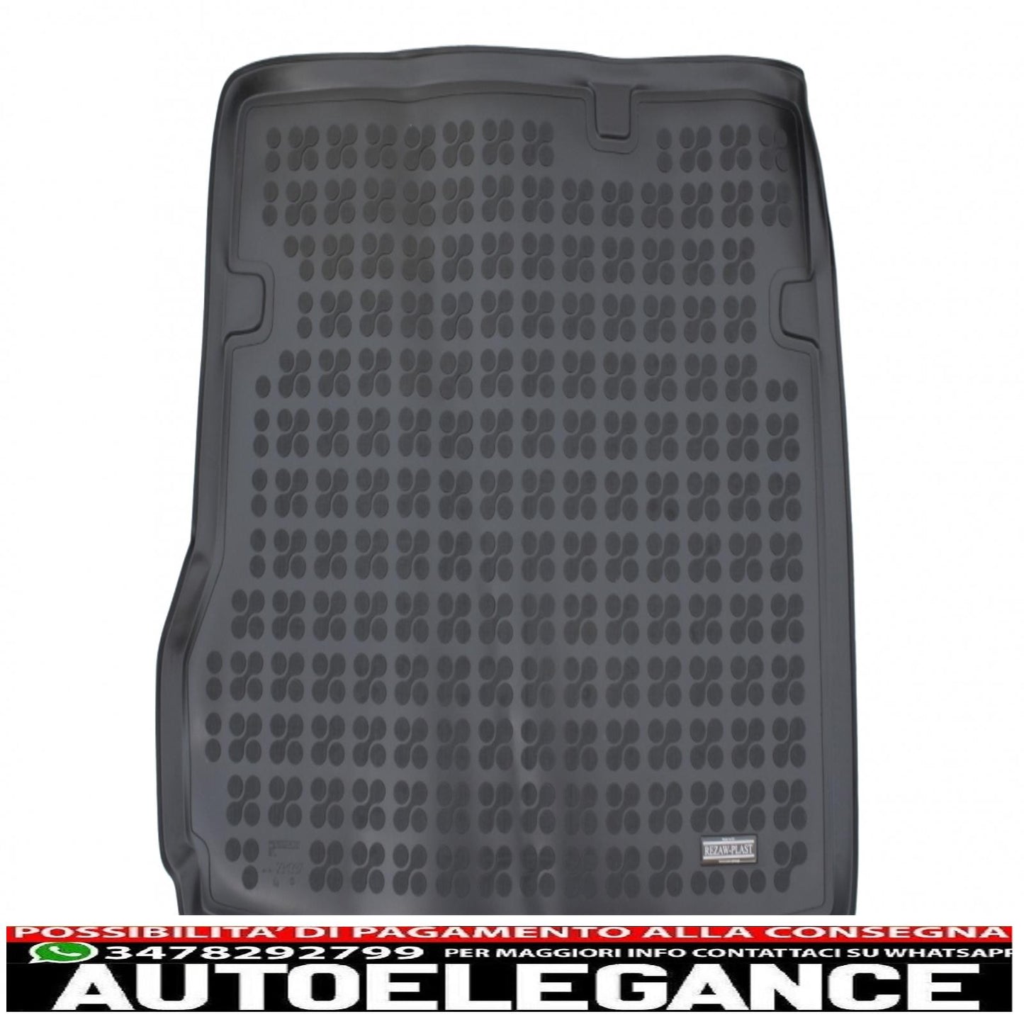 Tappetino per bagagliaio nero adatto a Dacia Duster ii (4*2) (2018-)