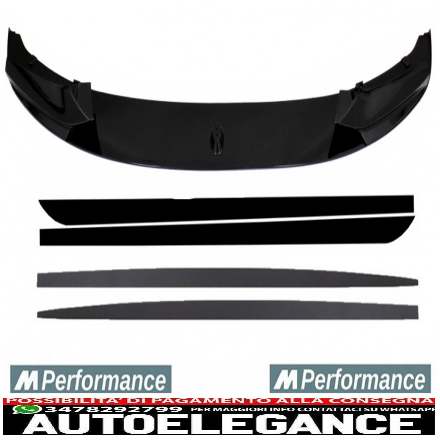 kit aggiuntivo conversione estensione al design m-performance adatto per BMW Serie 5 F10 F11 berlina Touring (2011-2017)