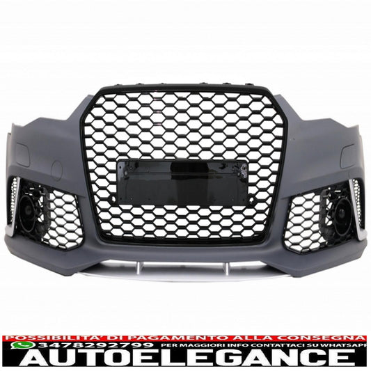 paraurti anteriore adatto per audi a6 c7 4g (2011-2015) design rs6 con griglia