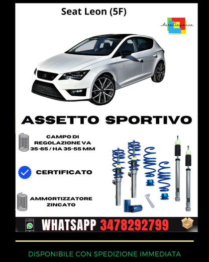 🔥Assetto sportivo adatto per Seat Leon (5F) 1.8, 2.0, 2.0 TSI (Cupra)🔥