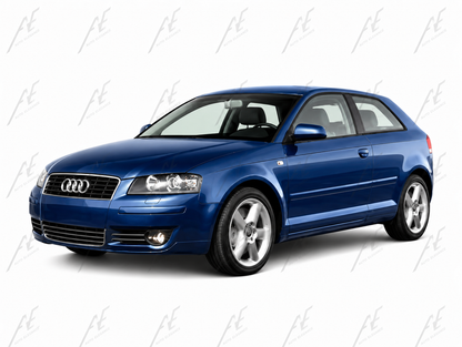💕ART.9703 MINIGONNE Audi A3 8P Hatchback (2003-2012) NERO LUCIDO💕