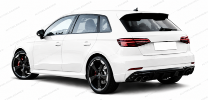 💫 Spoiler Posteriore Nero Lucido per A3 8V Hatchback RS3 Style 2012-2020💫