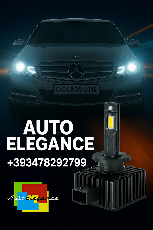💕COPPIA LAMPADE D1S LED DA XENON A LED PER  MERCEDES CLASSE C W204 💕
