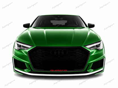 🔥ART.0965 GRIGLIA ADATTO PER AUDI  A6 C8 2018+ LOOK RS6 NERO LUCIDO🔥