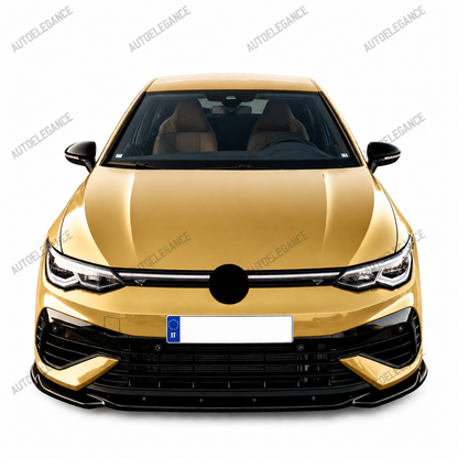 💫Splitter Anteriore Nero Lucido per Golf R MK8 2020-2024💫