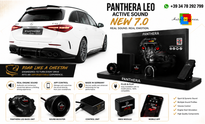 💕ART.2672 PANTHERA Soundsystem Booster 7.0 Mercedes-Benz C AMG-Line / 43 AMG 💕