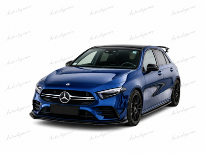 🔥ART.0034 MINIGONNE LATERALI SOTTOPORTA ABS MERCEDES A W177 NERO LUCIDO🔥