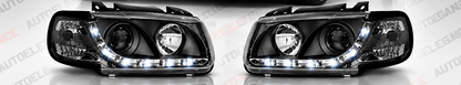 ART.10926 FARI ANTERIORI LED  ADATTO PER VW POLO 6N 10.94-09.99
