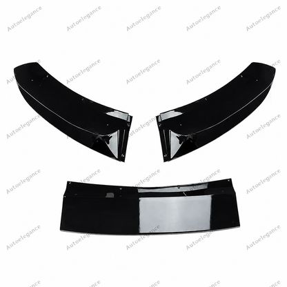🔥ART.9934 SPLITTER ANTERIORE PER BMW X5 F15 LABBRO NERO LUCIDO M SPORT 13-18🔥