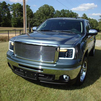 Fari a LED per GMC Sierra 1500 2500HD 3500HD 2007-2013 con DRL dinamico