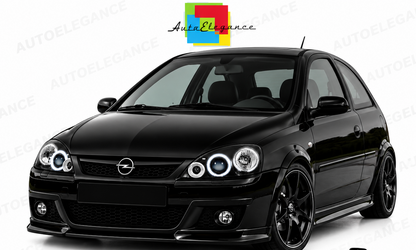 ART.11050 FARI ANTERIORI ADATTO PER OPEL CORSA C 11.00-09.06 LED NERO