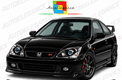 ART.11108  FARI ANTERIORI ADATTO PER HONDA CIVIC 01-06 NERO