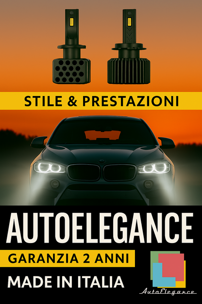 ⭐KIT LED D1S 6000K TUNING PER BMW X6 F16 – LUCE BIANCA POTENTE⭐