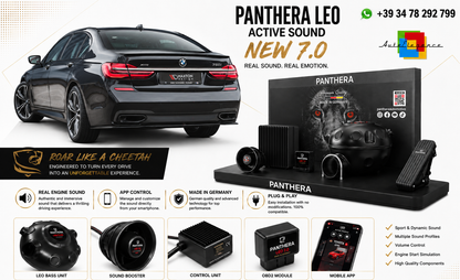 💫ART.2672 PANTHERA Soundsystem Booster 7.0 - BMW 7 M-Pack G11 /G12💫