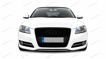 🔥ART.1937  GRIGLIA ADATTO PER AUDI  A3 8P 2008-2012 LOOK RS3 NERO LUCIDO🔥