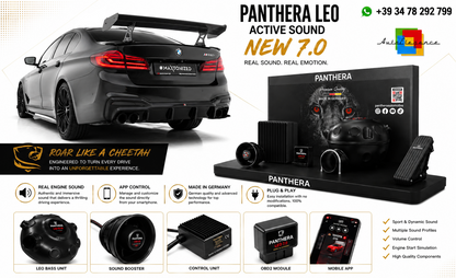 💫ART. 2672 PANTHERA Soundsystem Booster 7.0 - BMW 5 / M5 Sedan G30 / F90💫