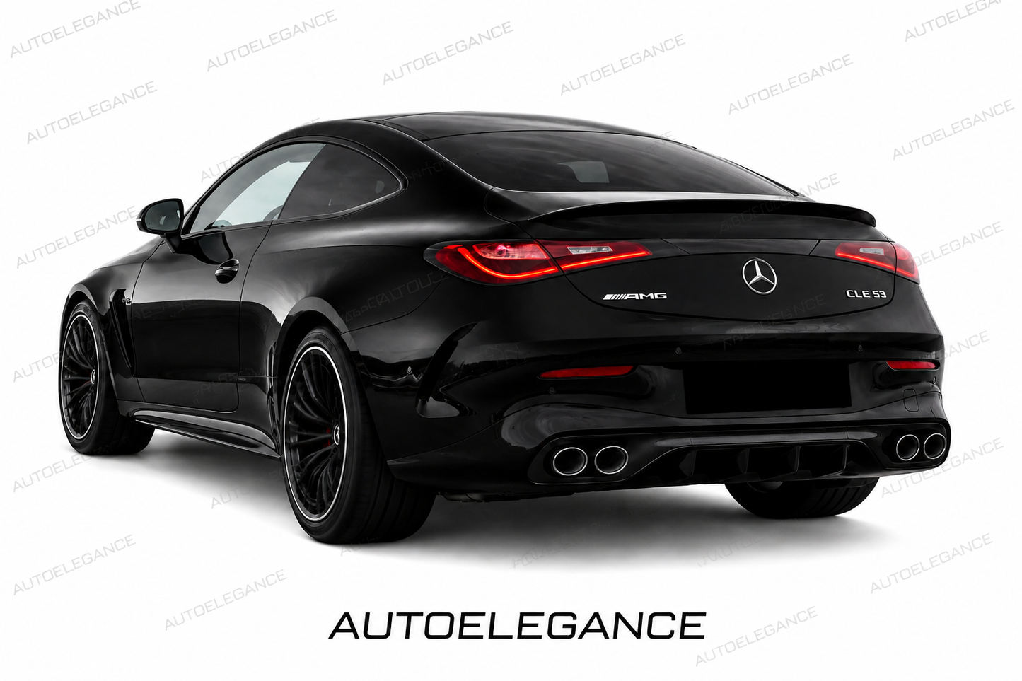 💫ART.9769 DIFFUSORE POSTERIORE STILE CLE53 NERO LUCIDO PER CLE W236 AMG-LINE💫