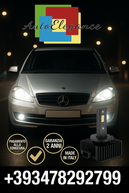 COPPIA LAMPADE D2S LED DA XENON A LED PER  Mercedes Classe A W169
