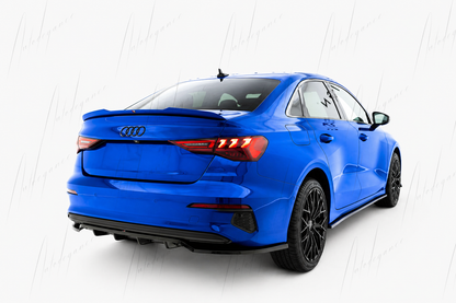🔥ART.9700 SPLITTER POSTERIORE (CON BARRE VERTICALI) PER AUDI A3 BERLINA 8Y🔥