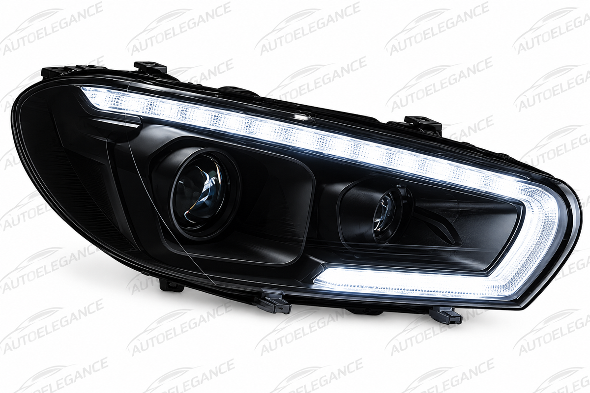 ART.10777  FARI ANTERIORI ADATTO PER  VW SCIROCCO 08-04.14 NERO