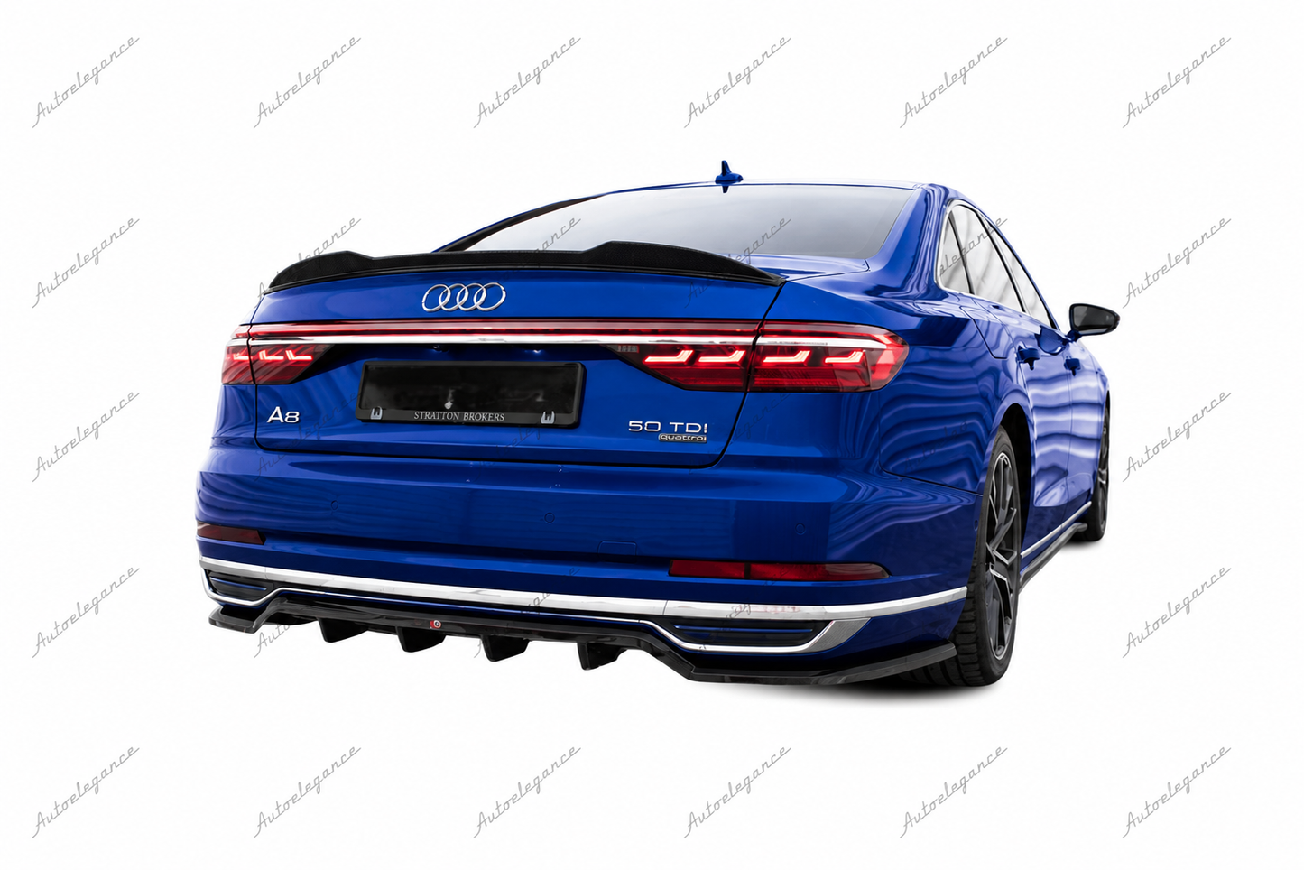 🔥ART.9824 SPLITTER POSTERIORE (CON BARRE VERTICALI) ADATTO PER AUDI A8 D5🔥