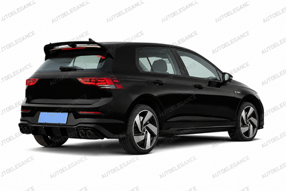 💫Diffusore Nero Lucido Stile Maxton per VW Golf MK8 GTI Facelift 2020-2025💫