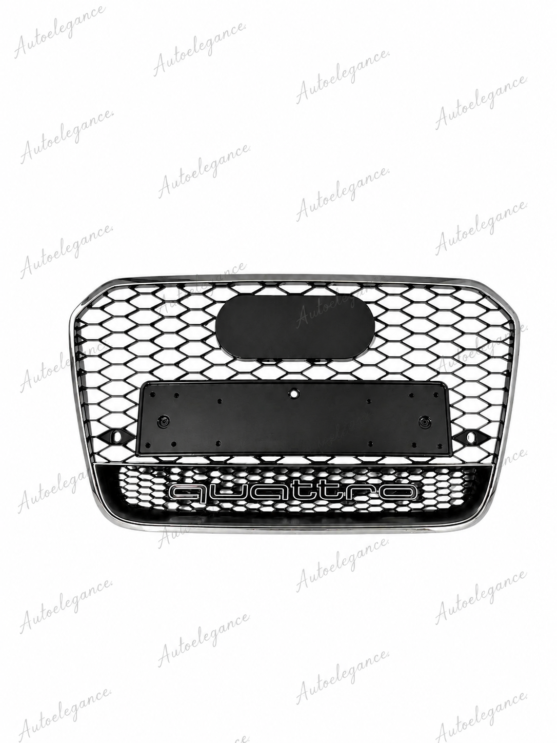 🔥ART.0677 GRIGLIA PER AUDI A6 4G C7 2012-2015 LOOK RS6 QUATTRO BORDO CROMATO🔥