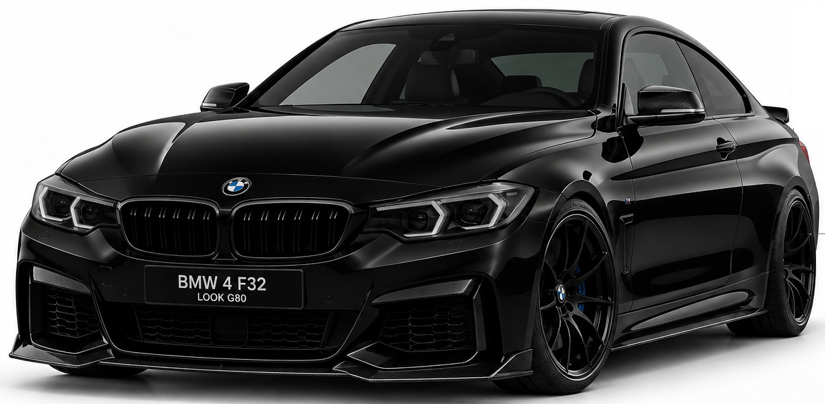 ART.10717 FARI ANTERIORI ADATTO PER BMW 4 F32 / F33 / F36 2013-2017 Look G80