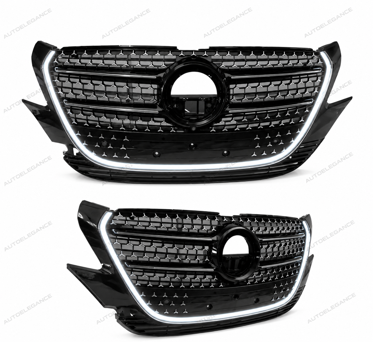 💕ART.8101 Griglia Radiatore LED Stile M Pre-Facelift  M.Benz Vito Metris W448💕