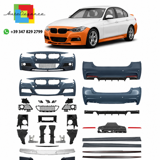 👉Set paraurti con bodykit PDC SRA adatto per BMW 3 (F30) Sedan 2012-2018👈