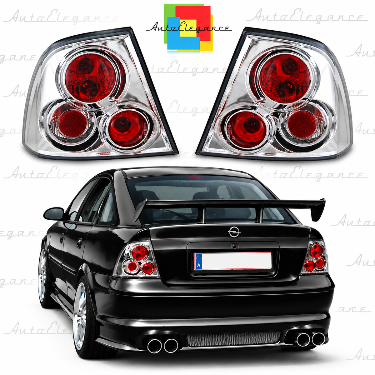 👉Fanali posteriori cromati adatto per OPEL VECTRA B 11.95-12.98👈