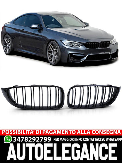 Glossy Performance Double Bar Sport Radiator Grille for BMW 4 Series F32 F3 