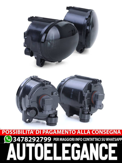 Fendinebbia in vetro trasparente nero adatto per BMW E92 E93 F10 F11 F07 F22