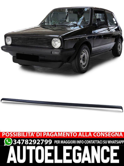 Grill Spoiler Strip Headlight Black For VW Golf 1 Convertible 74-89 Caddy 82-9 