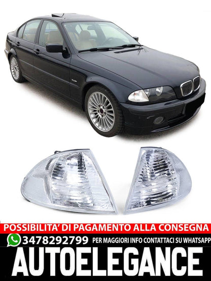 Coppia frecce bianche per BMW Serie 3 Berlina Touring E46 98-01- AUTOELEGANCERICAMBI