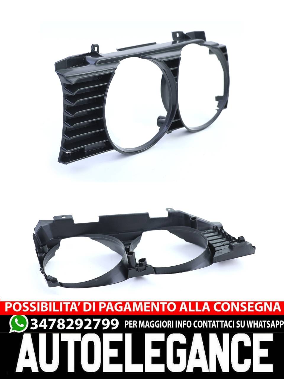 Griglia fari griglia radiatore sinistra adatta BMW Serie 7 E32 facelift 92-94
