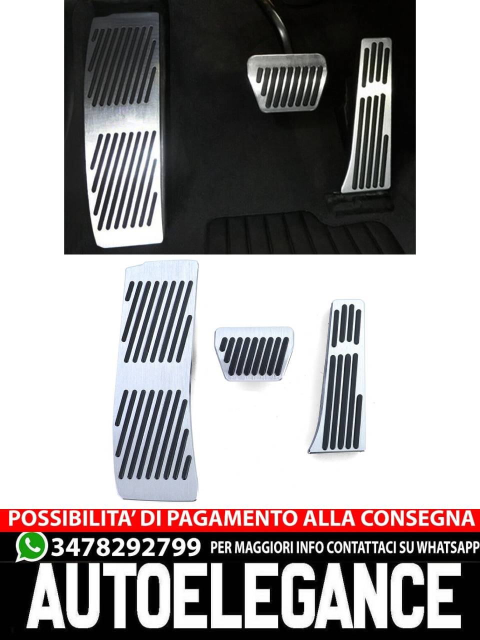 Set di pedali ad alte prestazioni in alluminio adatto per BMW Serie 5 G30 G31