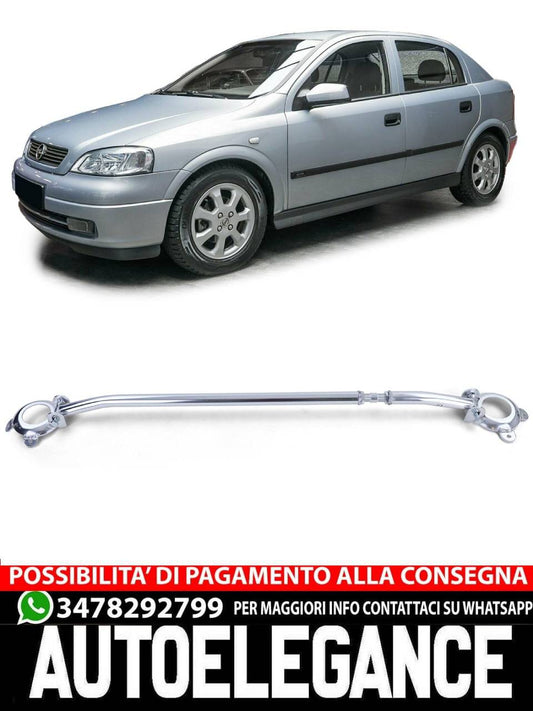 Front Strut Cathedral Aluminum 4 Pieces Polished for Opel Astra G 98-04- 