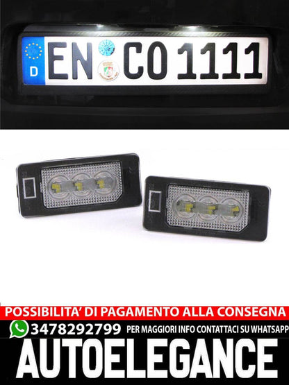 Illuminazione targa a LED ad alta potenza 6000K adatta per BMW Serie 5 E60 E61 0
