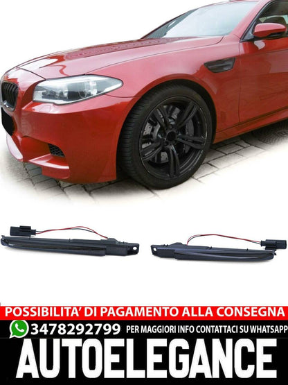 Indicatore di direzione laterale a LED nero adatto per BMW
