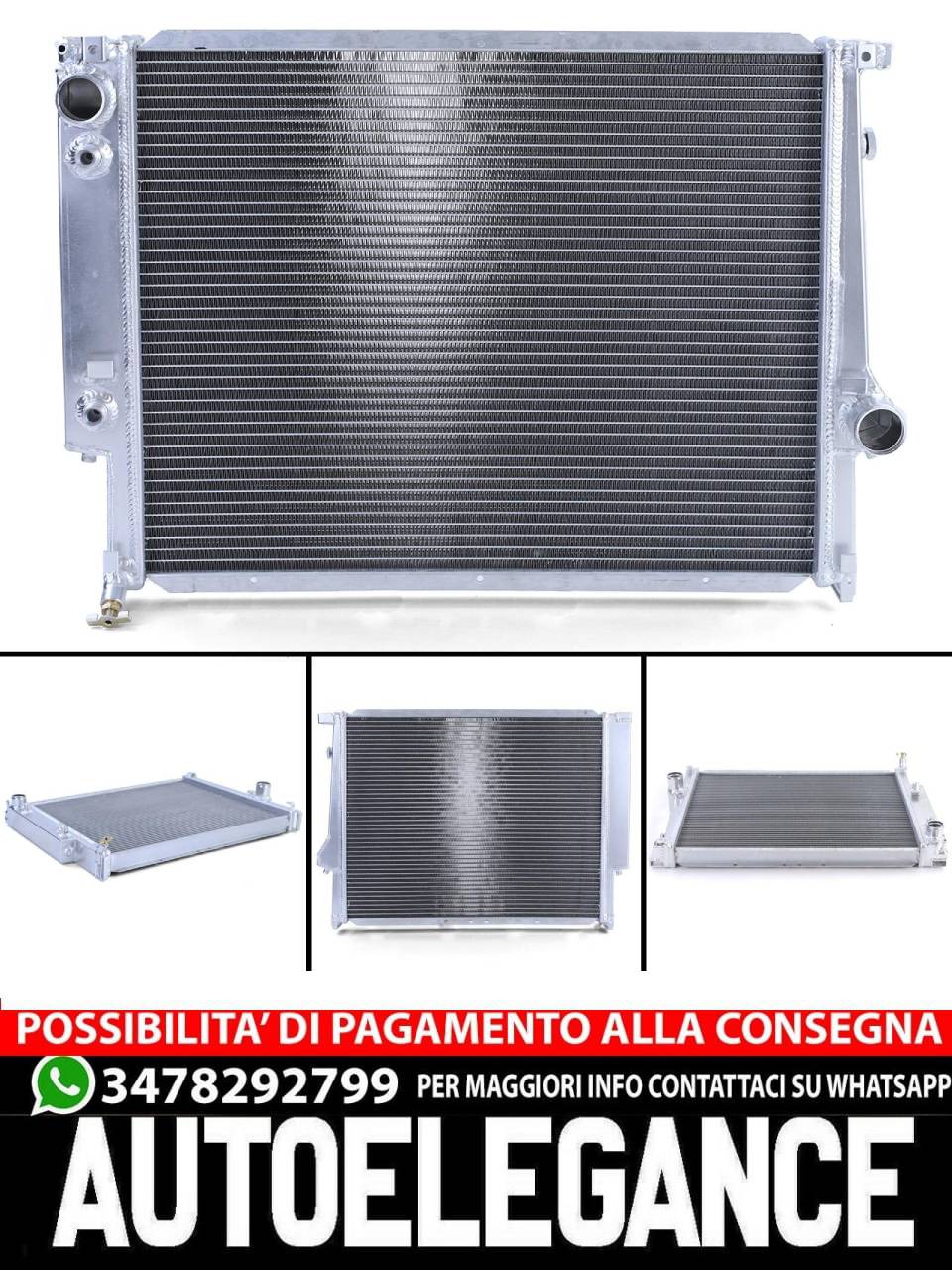 High Performance Aluminum Water Radiator for BMW 3 Series 90-99 
