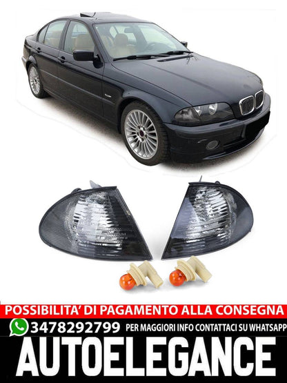 Black Crystal Turn Signal Light for BMW 3 Series E46 Sedan Touring 98-01 