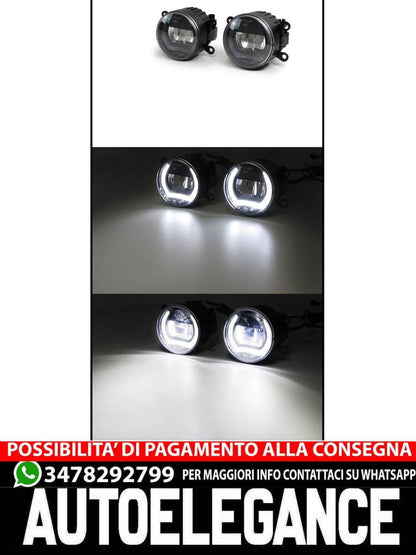 Fari fendinebbia a LED vetro trasparente con luce di marcia diurna per Citroen