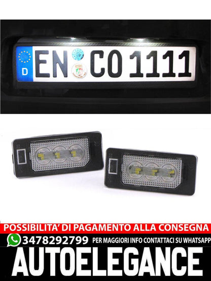 Illuminazione targa a LED ad alta potenza 6000K adatta per BMW X1 E84 da 2009
